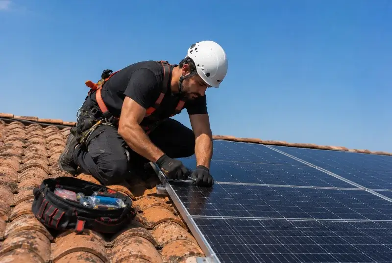 Maintenance et monitoring de panneaux solaires à Mesnard-la-Barotière